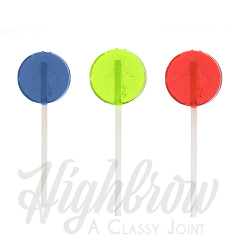 Highbrow CBD Lollipops Variety 3 Pack 50mg each
